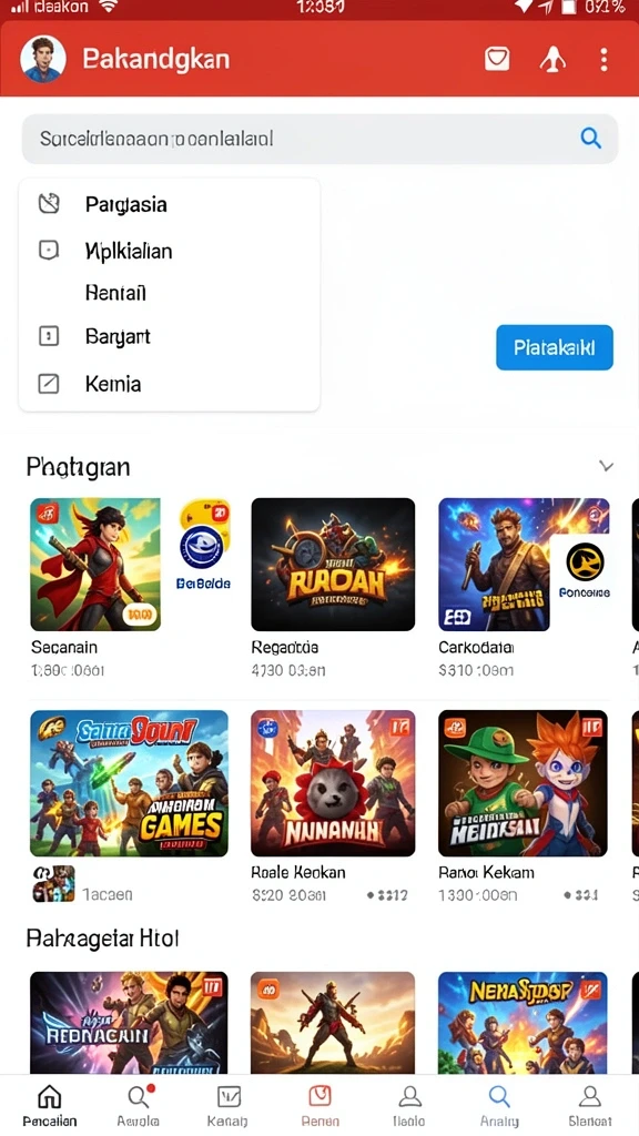 Tampilan utama 33ZK dengan antarmuka yang user-friendly.