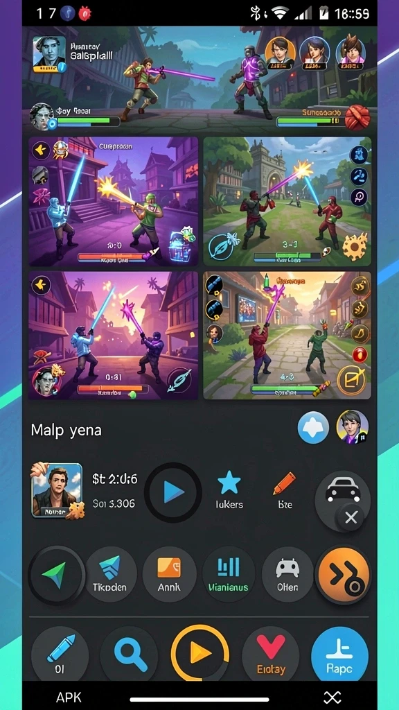 Gameplay seru dengan banyak tantangan menunggu.