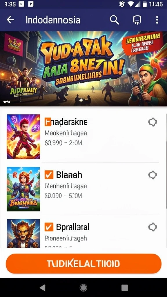 Karakter dengan desain menarik dan unik.