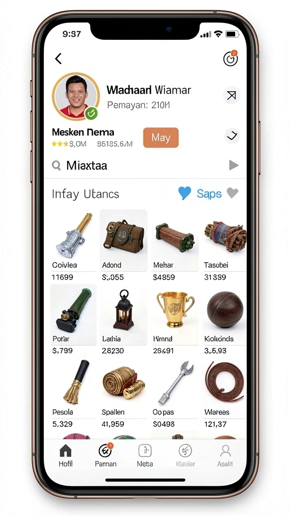 Sistem poin yang memudahkan pemain mendapatkan hadiah.