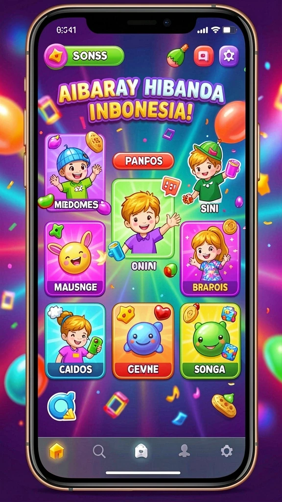 Tampilan karakter utama yang menarik.