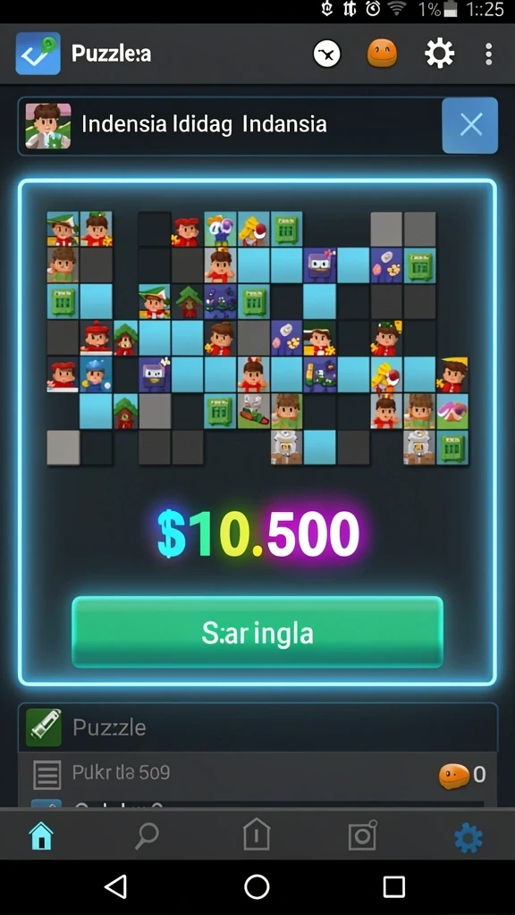 Level menantang dengan rintangan unik.