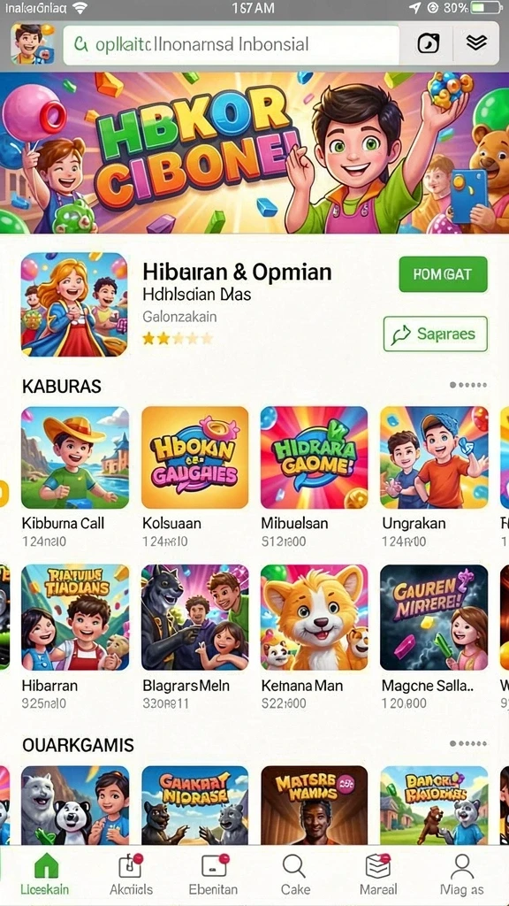 Tampilan menarik dari antarmuka permainan DIREKTURTOTO.