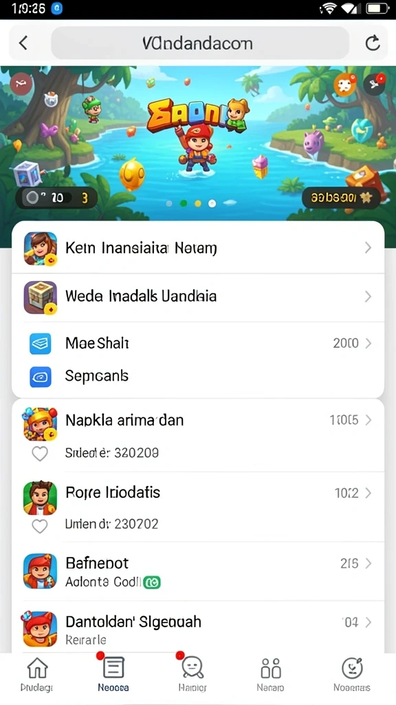 Karakter unik yang bisa Anda kumpulkan.