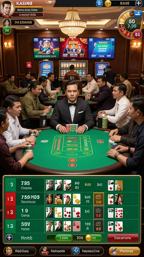 Screenplay dengan aksi mendebarkan saat permainan berlangsung.