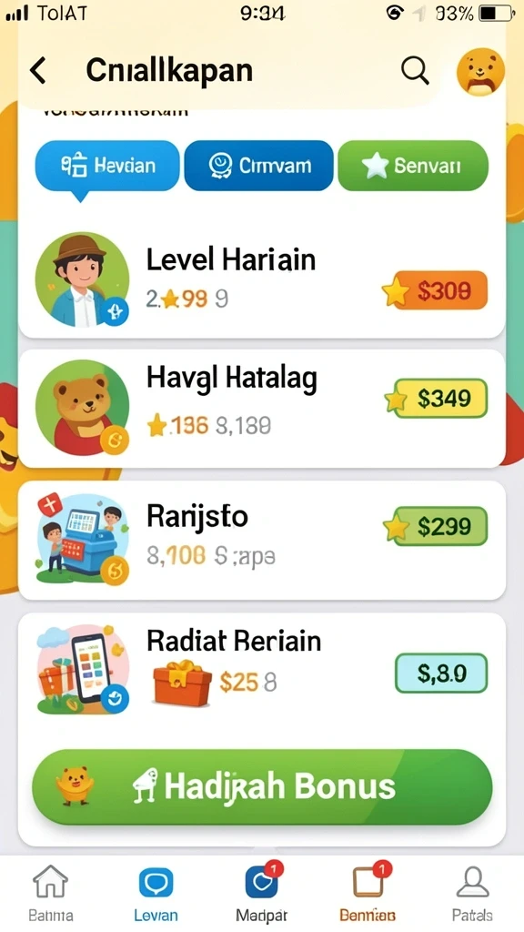Screenshot menunjukkan karakter utama dalam aksi pertarungan epik.