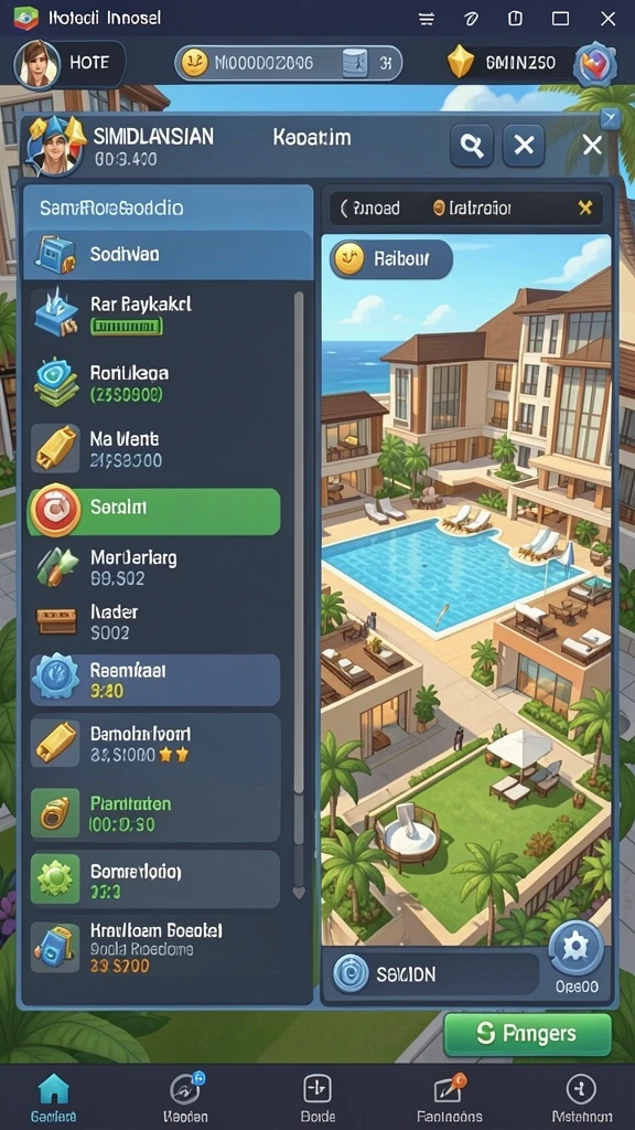 Screenshot menunjukkan tampilan grafis yang menarik dari IDRKING.