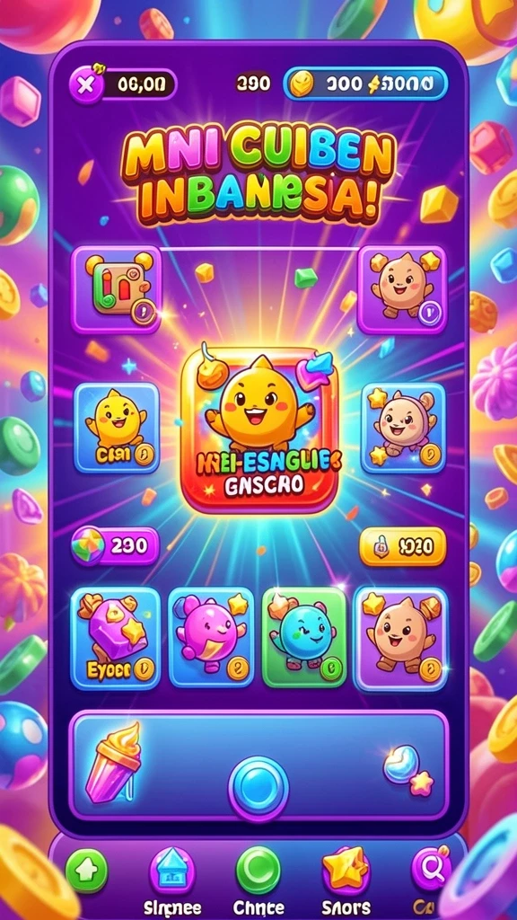 Screenshot memperlihatkan tampilan mesin slot yang menarik.