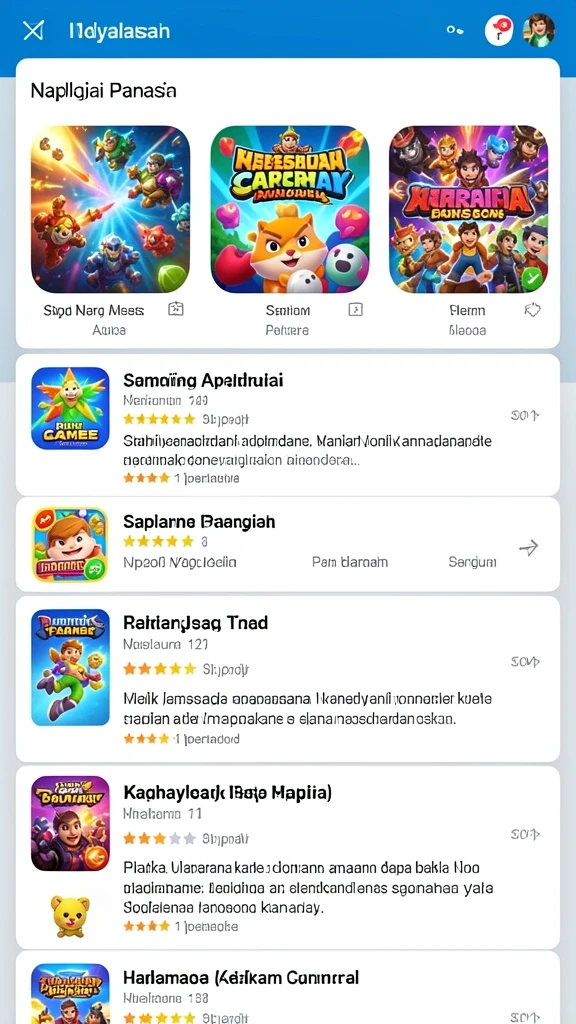 Gambaran interaksi antar karakter yang menarik dalam permainan.
