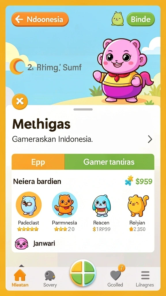Tampilan grafik yang menawan dan menarik.