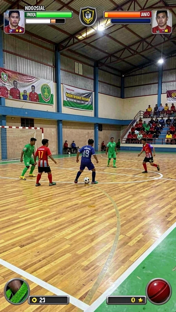 Tantangan seru di setiap level yang berbeda.