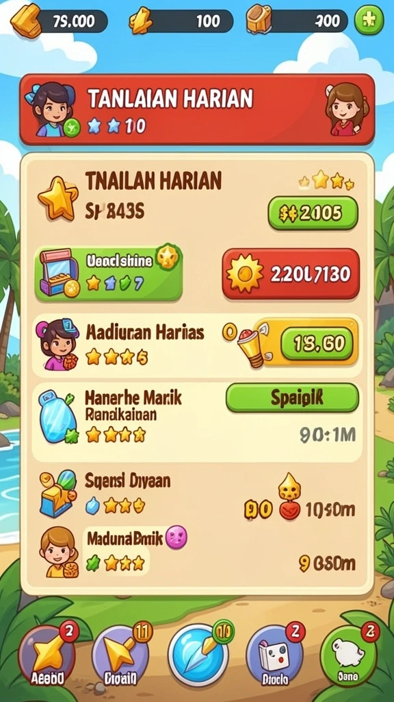 Tampilan slot dengan tema luar angkasa yang mengesankan.