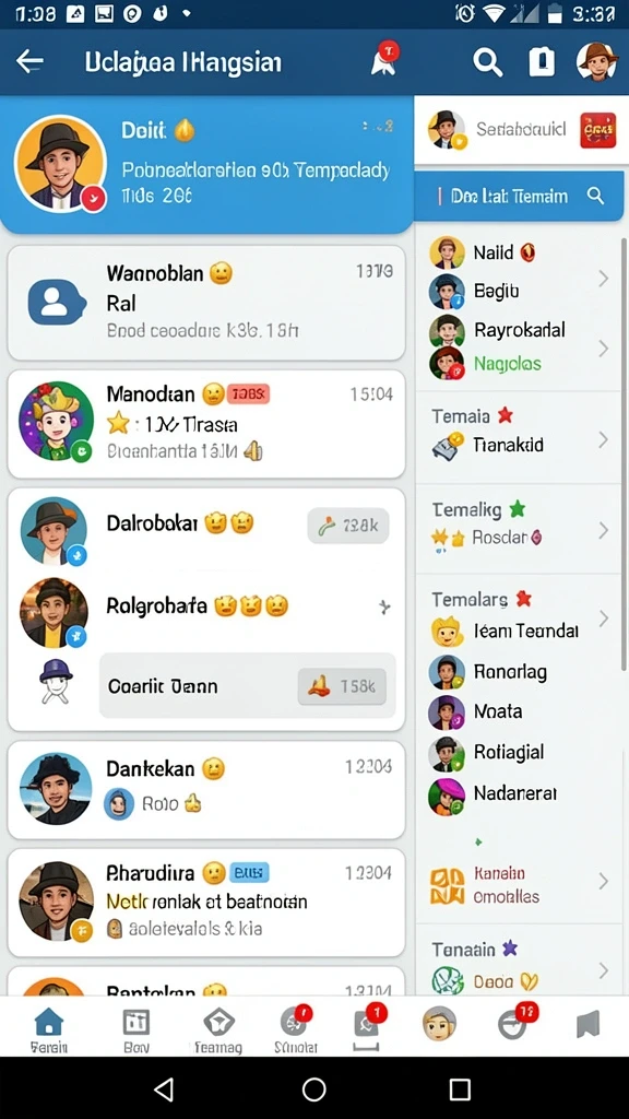 Tampilan antarmuka yang menarik dengan navigasi yang mudah.