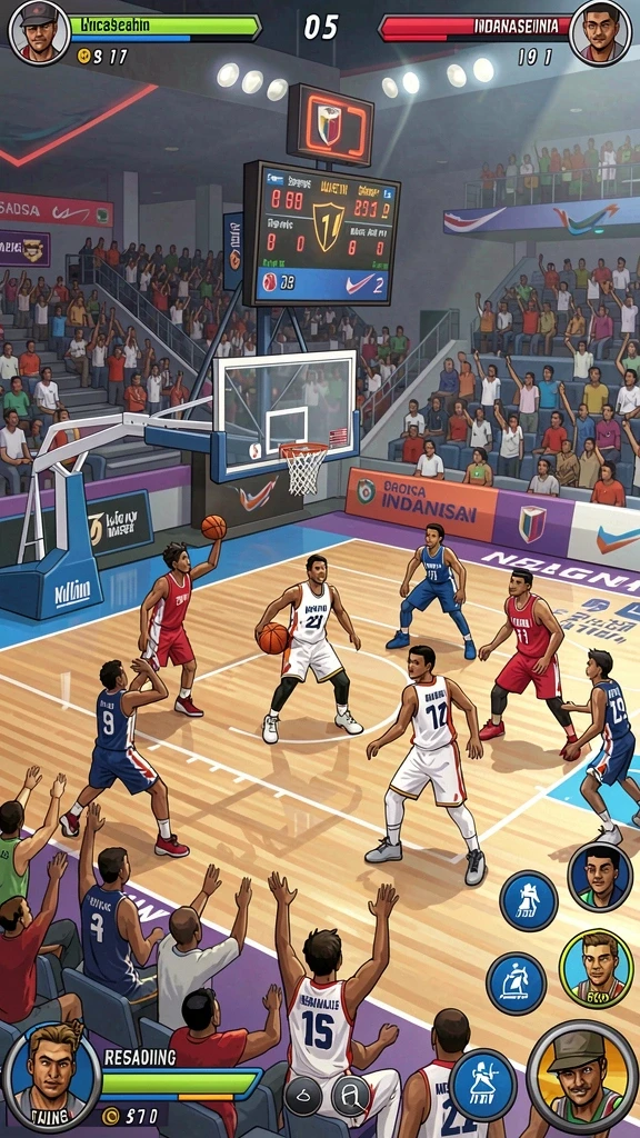Screenshot menunjukkan pemandangan indah dalam game.