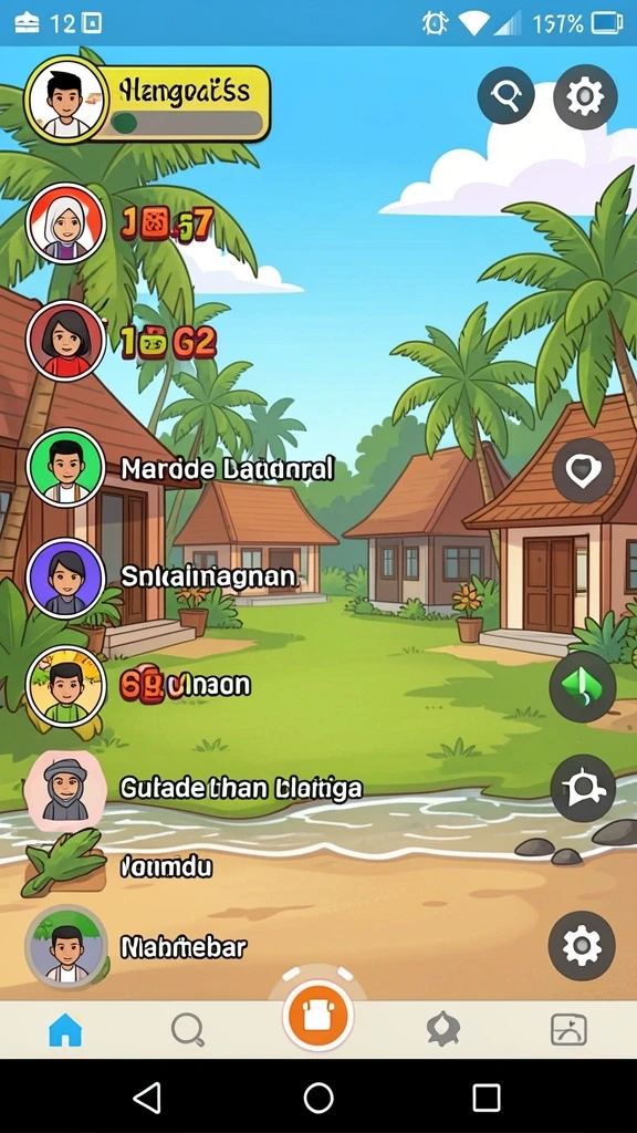 Tangkapan layar menampilkan grafik yang menawan dari LION4D.