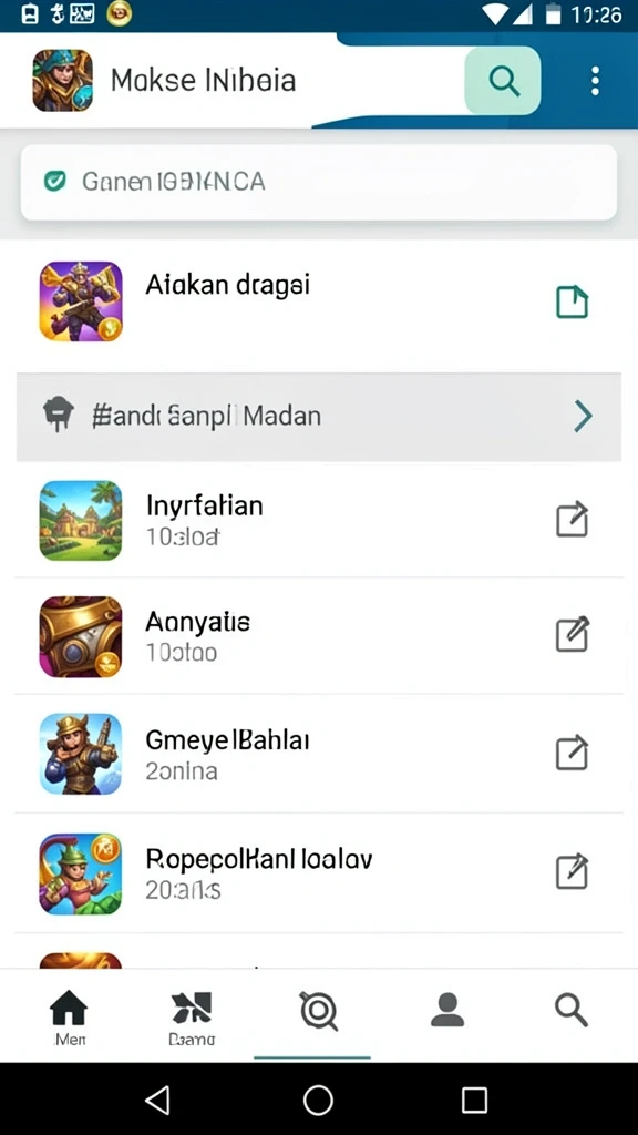Grafis karakter yang detail dan menarik.