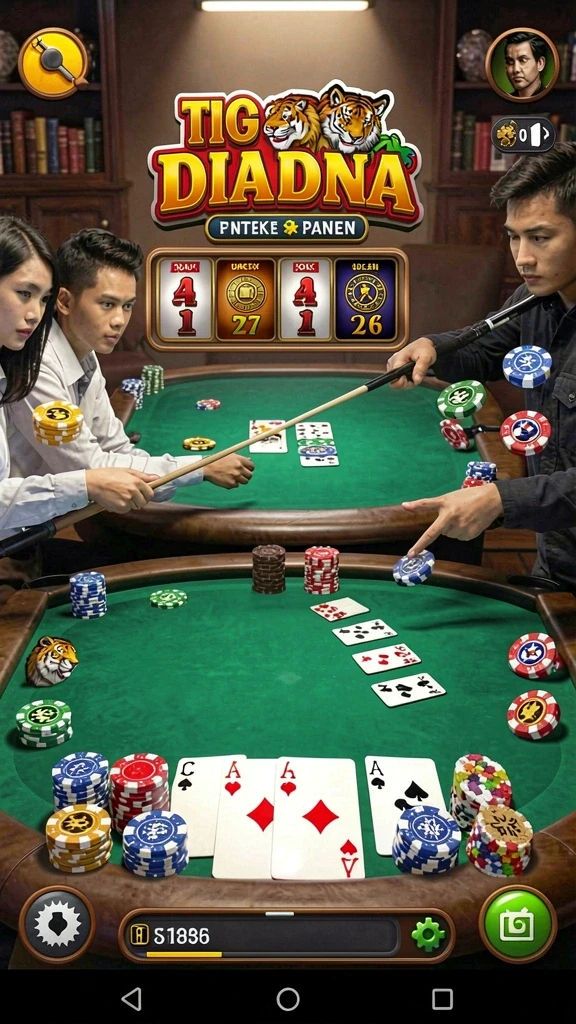 Tampilan utama yang menarik dan mudah digunakan.