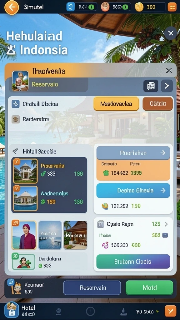Tampilan antarmuka yang intuitif dan menarik.