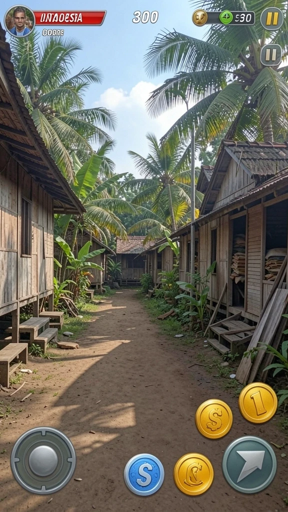 Tampilan awal permainan yang menarik dan intuitif.