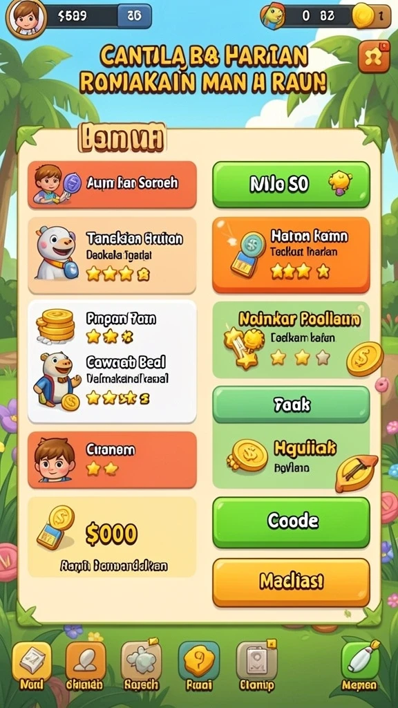 Grafis yang memukau membuat permainan semakin menyenangkan.