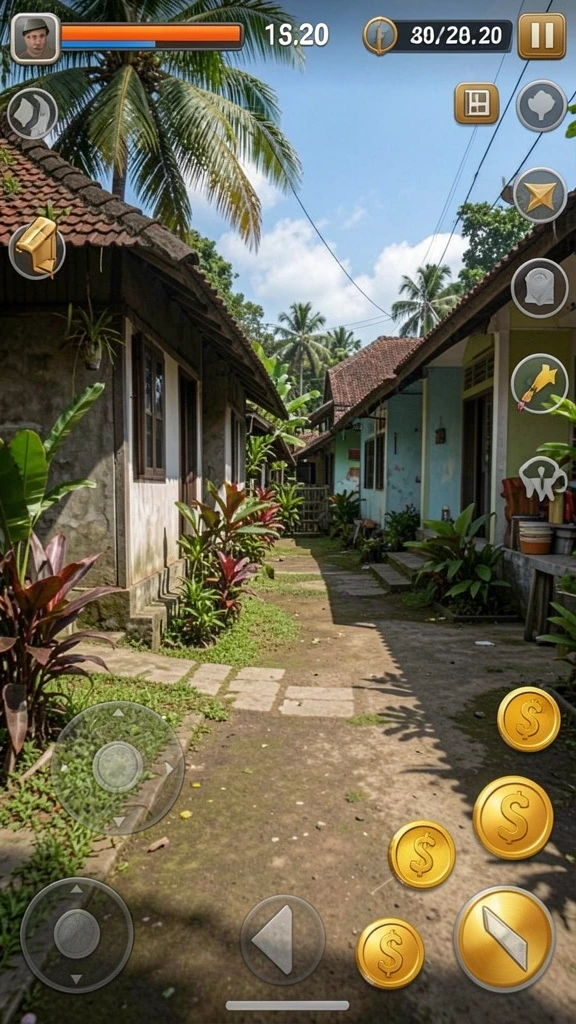 Fitur multiplayer yang memungkinkan interaksi sosial.