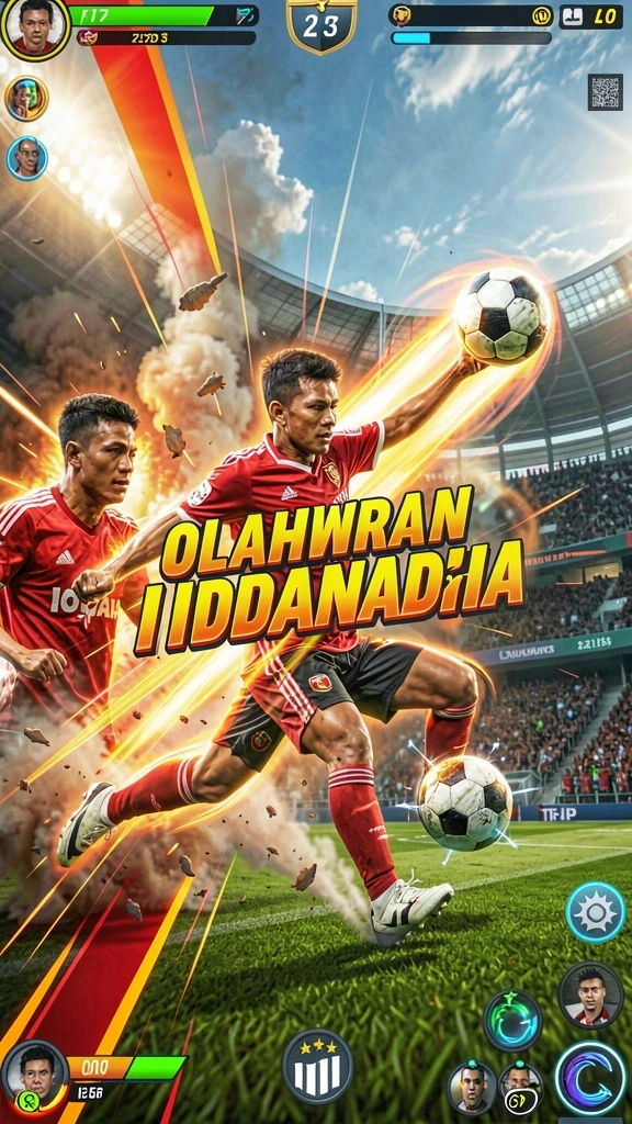 Screenshot menunjukkan karakter utama dalam aksi.