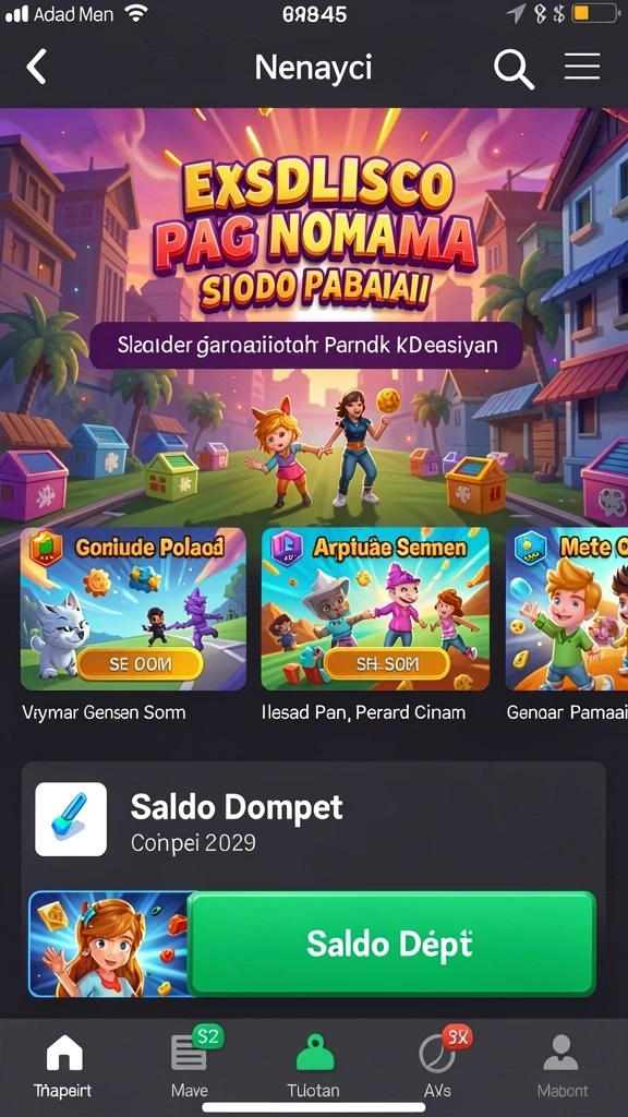 Gambar memperlihatkan level baru dengan banyak rintangan menarik.