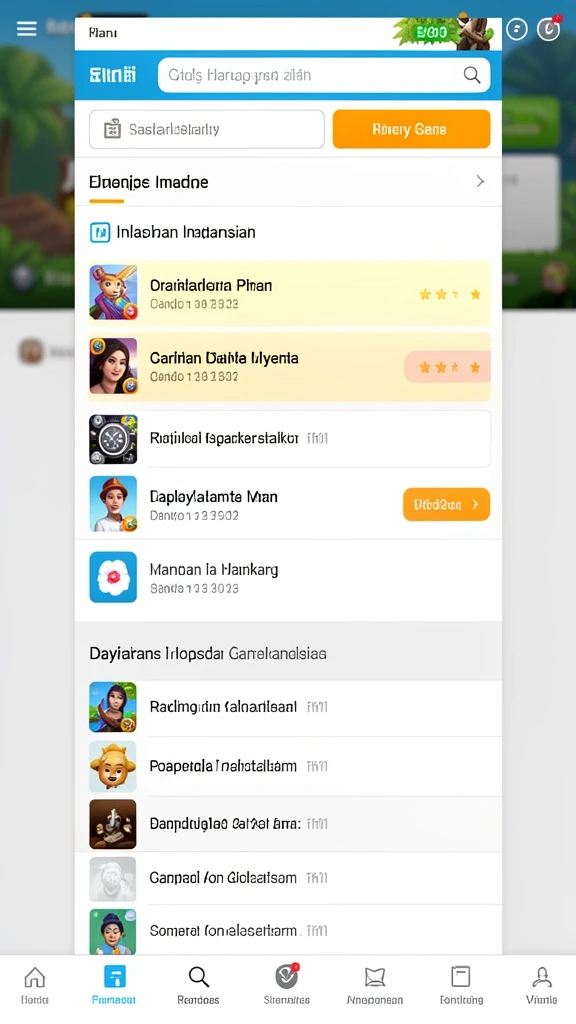Tampilan antarmuka pengguna yang intuitif dan menarik.