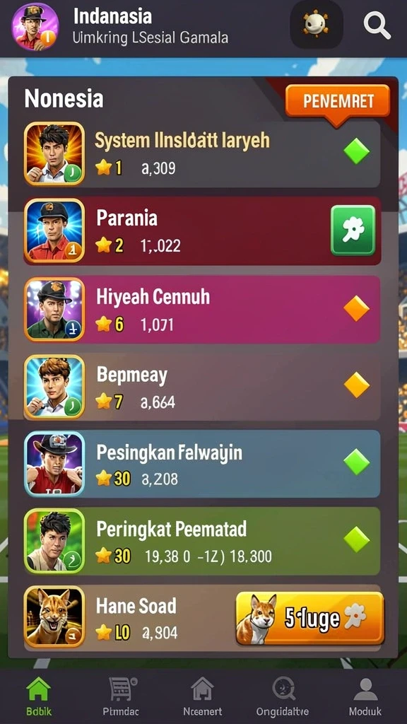 Karakter unik dengan berbagai kemampuan menarik.
