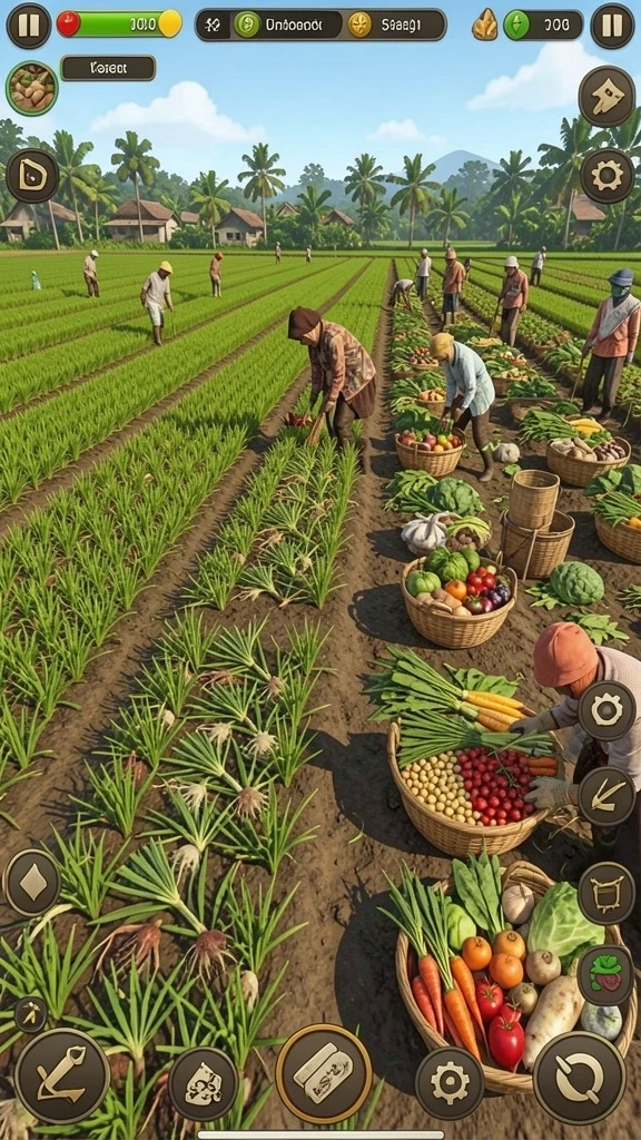 Visual yang menakjubkan dari karakter pilihan.