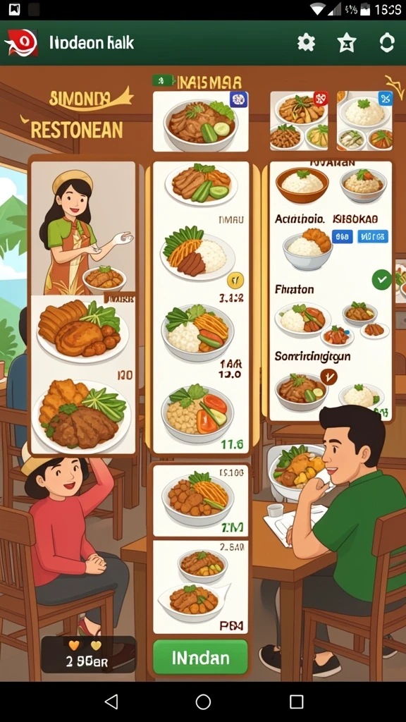 Tampilan antarmuka aplikasi yang bersih dan mudah dipahami.