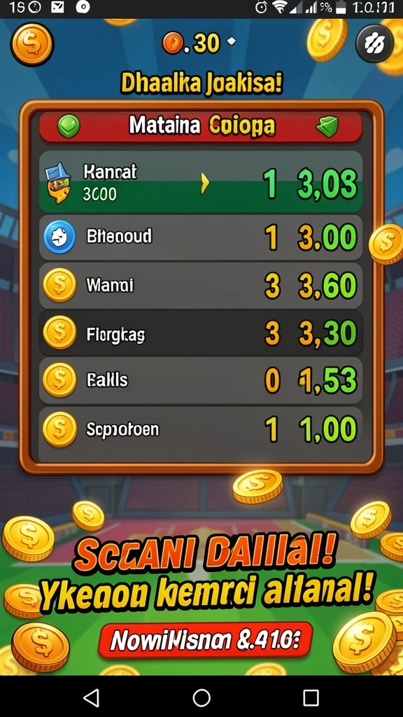 Gambar karakter utama dalam aksi.